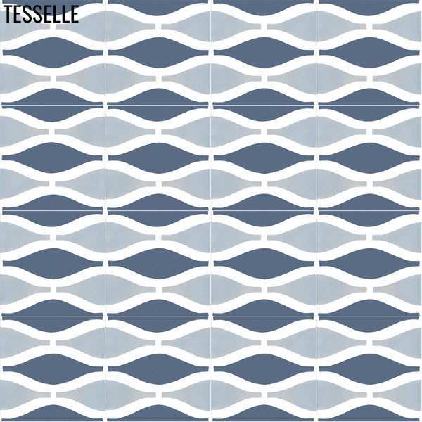 Amalfi Lido 8" Square Cement Tile 2