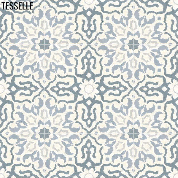 Arles Rhone 8" Square Cement Tile 1