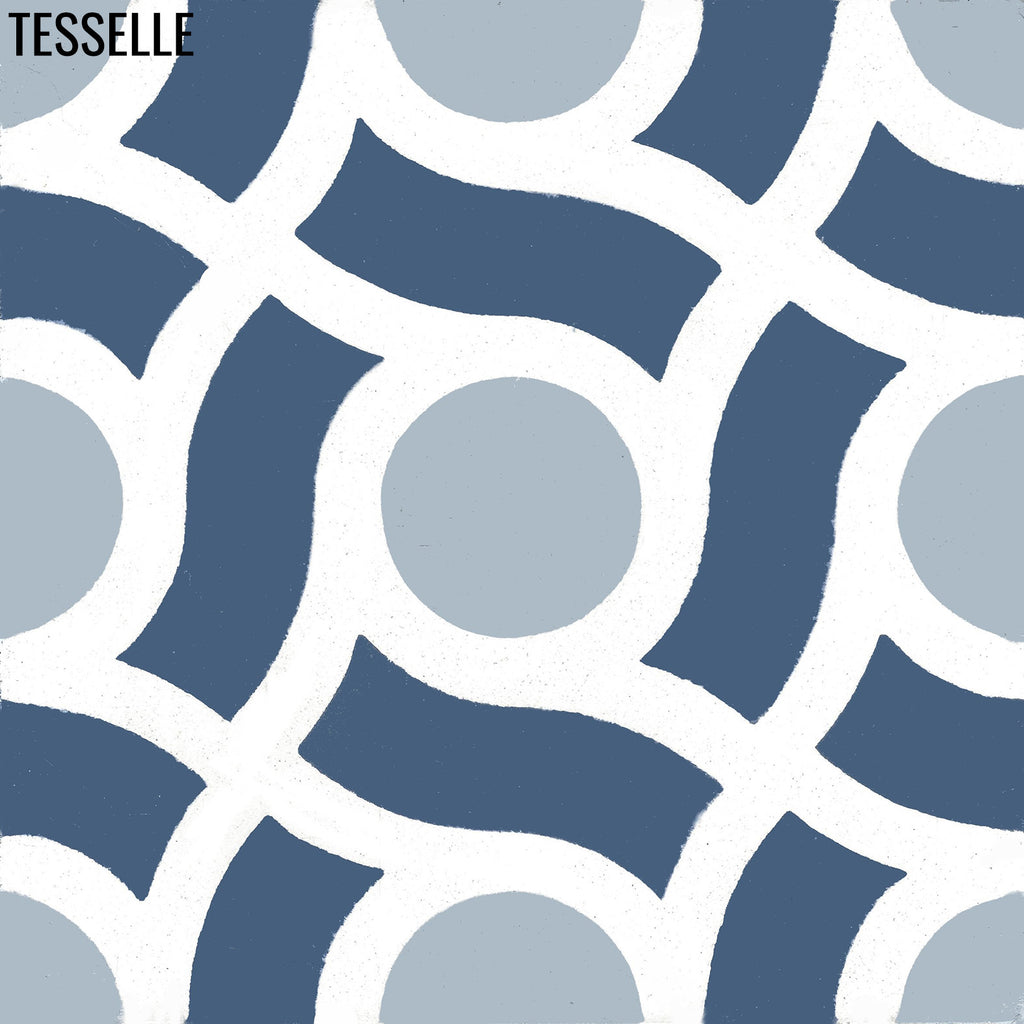 Bayamon Seaside 8" Square Cement Tile