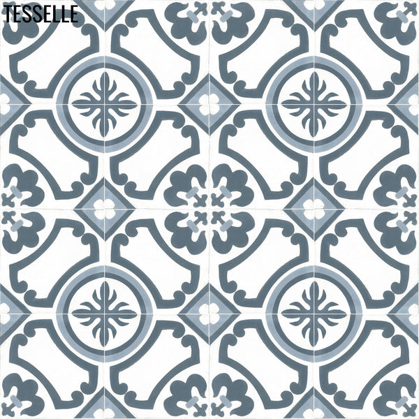 Carmen Saleccia 8" Square Cement Tile 1