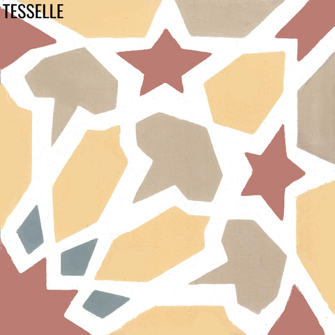 Casares Jordana 8" Square Cement Tile