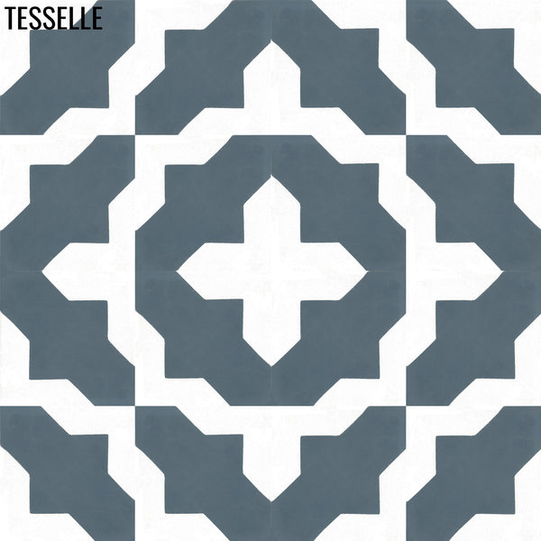 Catania Ocean 8" Square Cement Tile
