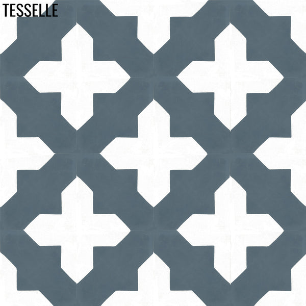 Catania Ocean 8" Square Cement Tile