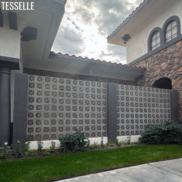 Clover Grey 7.5" Cement Breeze Block2