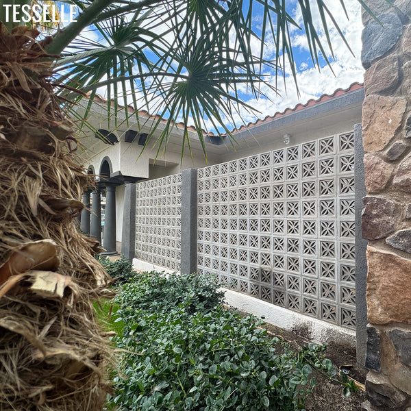 Clover Grey 7.5" Cement Breeze Block