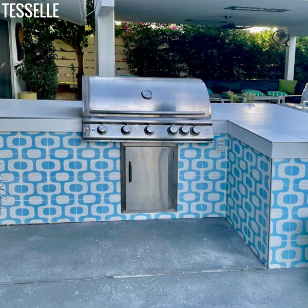 Ipanema Souto Cement Tiles BBQ Grill