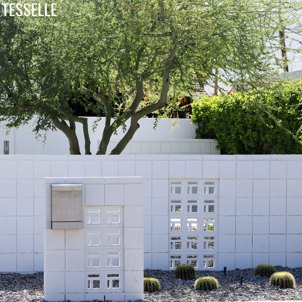 Divisia White 7.5" Cement Breeze Block