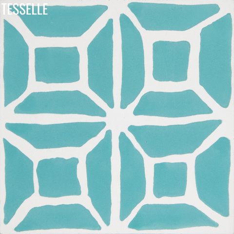 Durell Turquoise Cement Tile