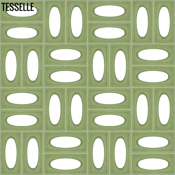 Ellipse Leaf 15.4" x 7.5"  Breeze Blocks by Shag r3