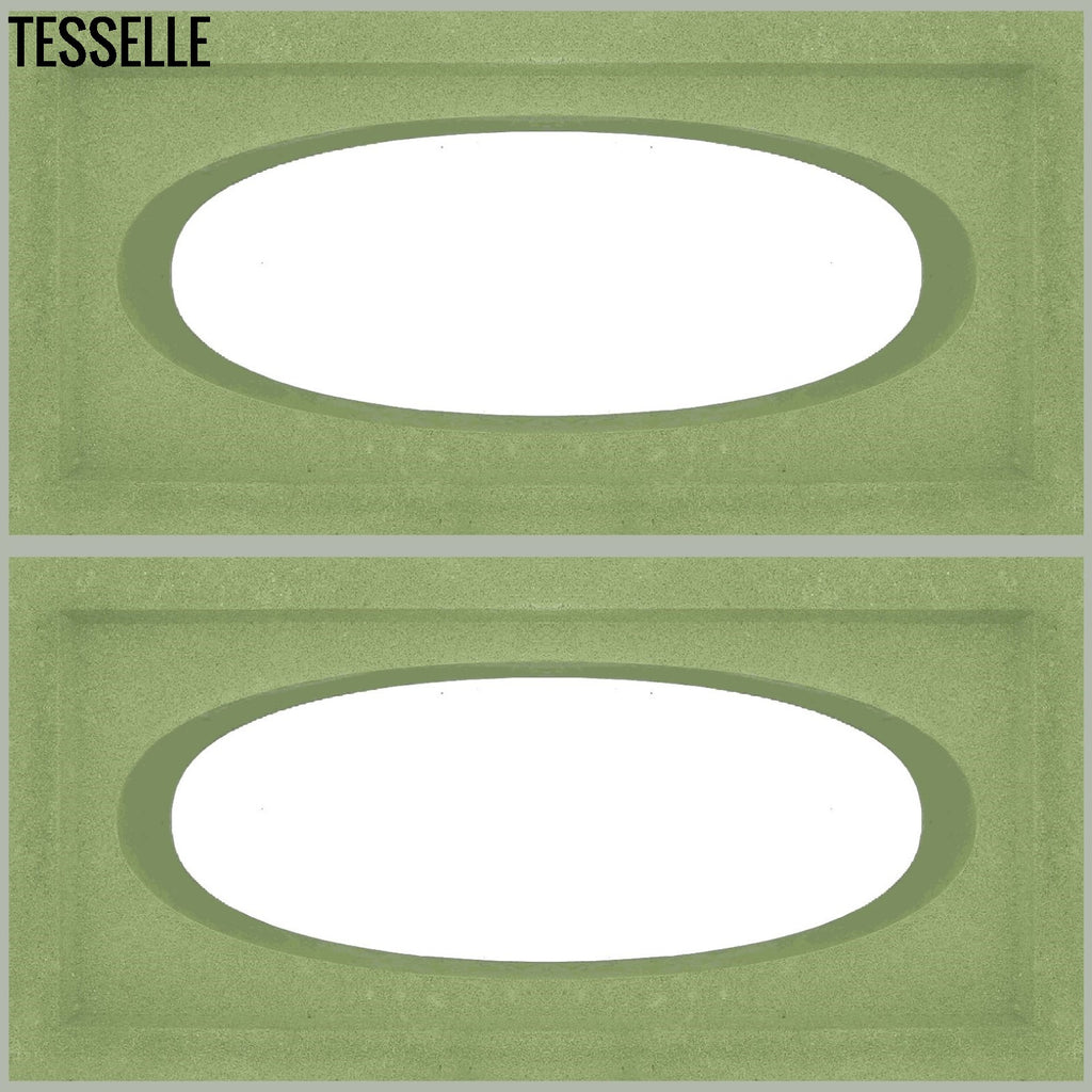 Ellipse Leaf 15.4" x 7.5"  Breeze Blocks by Shag