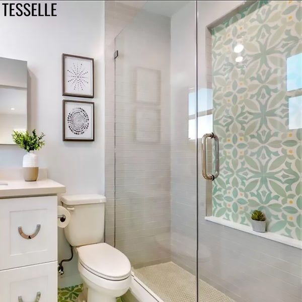 Fiore Laurel 8" Square Cement Tile