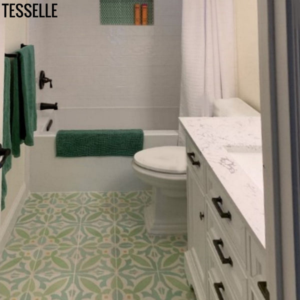 Fiore Laurel 8" Square Cement Tile