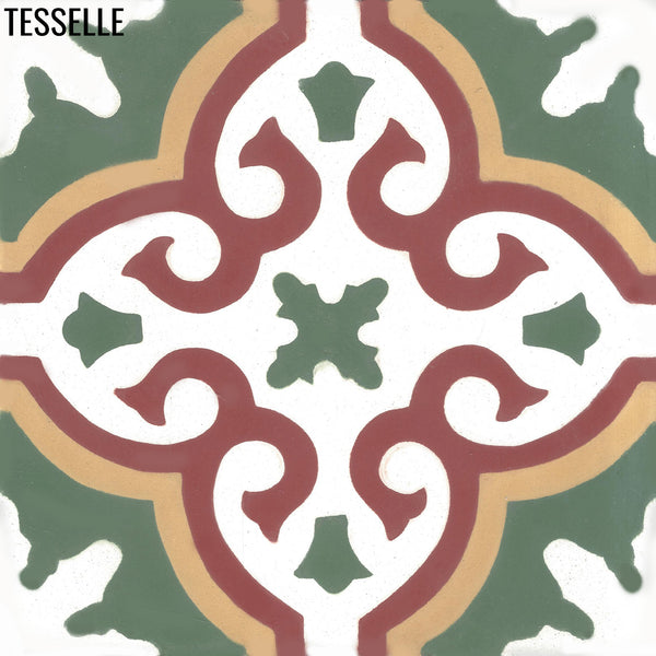 Linares Juniper 8" Square Cement Tile