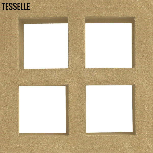 Foursquare Plateau 7.5" Cement Breeze Block