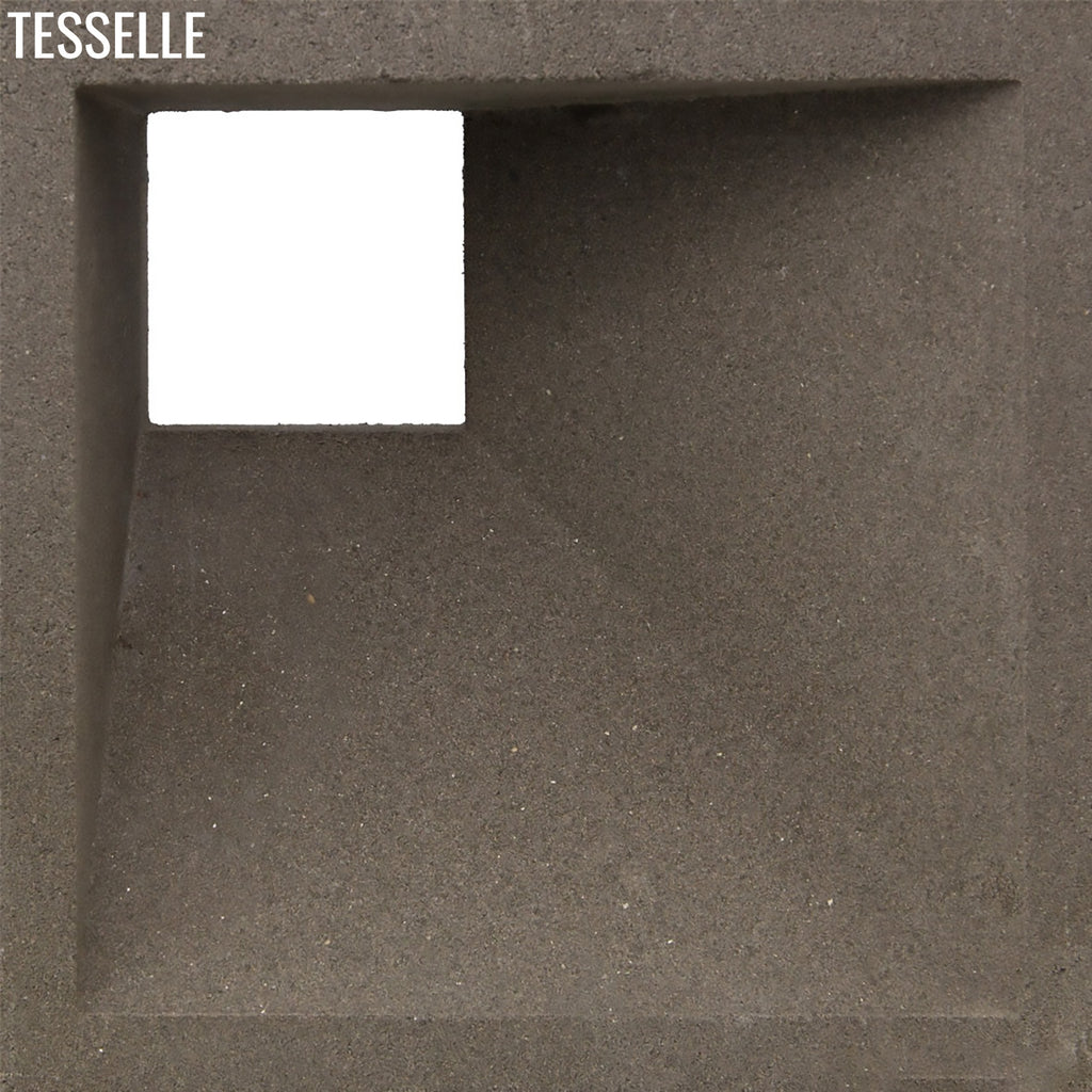 Glimmer Dimensional Grey 7.5" Cement Breeze Block