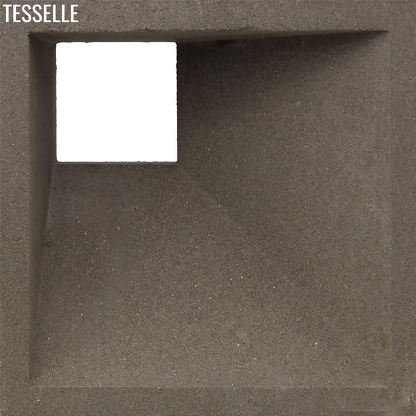 Glimmer Dimensional Grey 7.5" Cement Breeze Block
