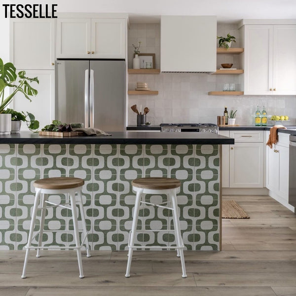 Ipanema Melada 8" Square Terrazzo Cement Tile