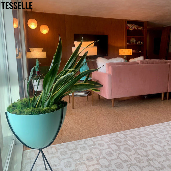 Ipanema Costa 8" Square Terrazzo Cement Tile Customer Photo 1