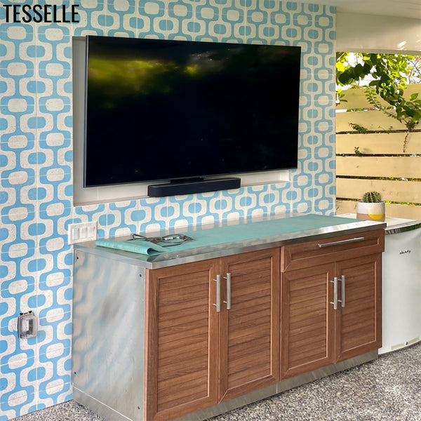 Ipanema Souto 8" Square Terrazzo Cement Tile