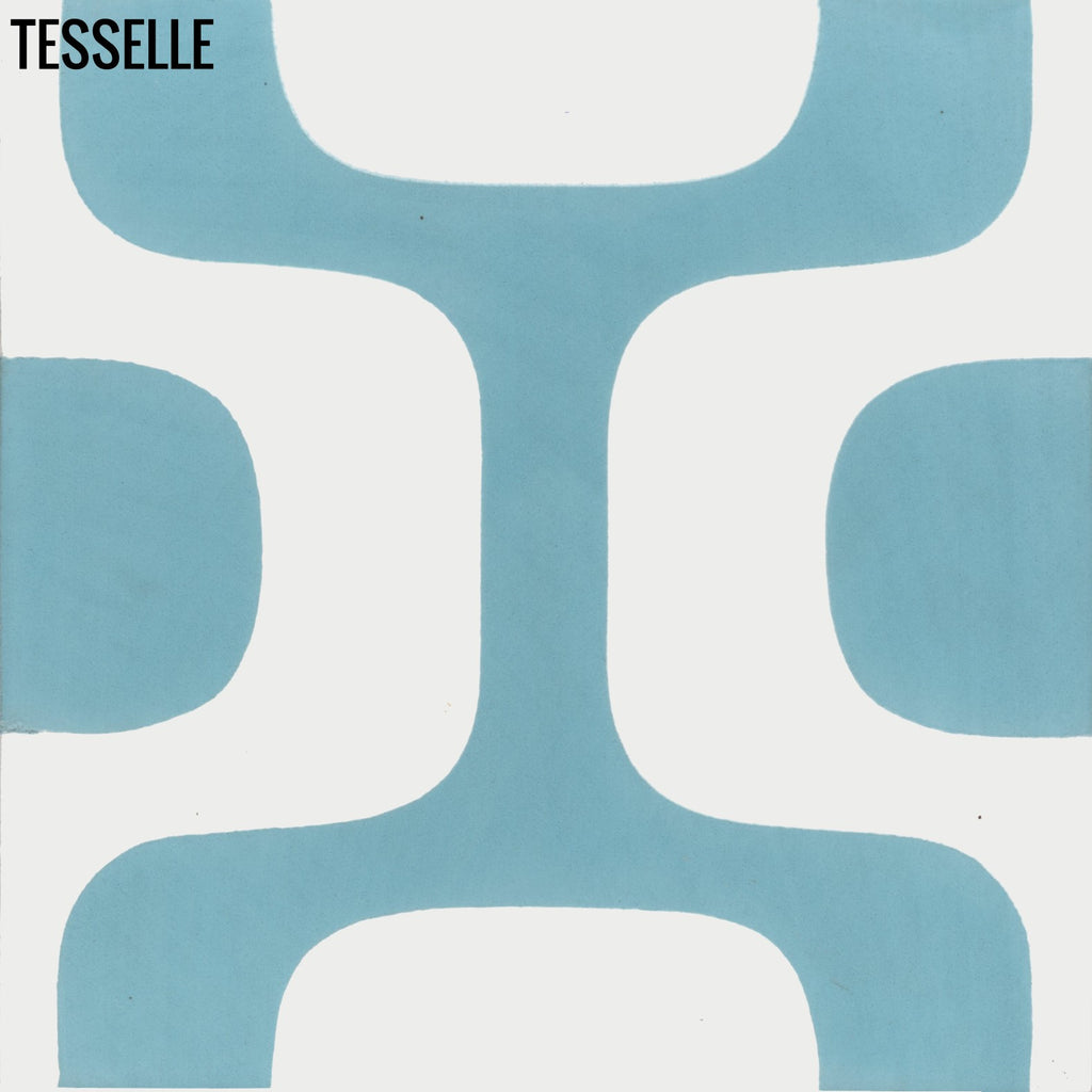 Ipanema Turquesa 8" Square Cement Tile