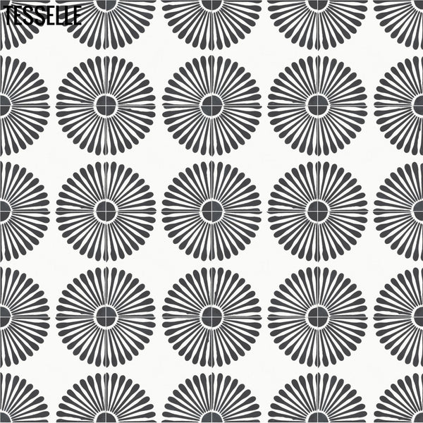 Laguna Vinoly 8" Square Cement Tile R