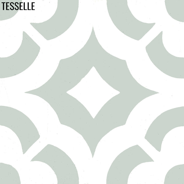 Madrid Aloe 8" Square Cement Tile