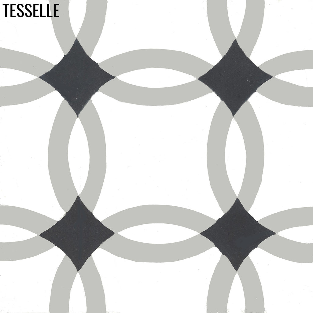 Manati Pearl 8" Square Cement Tile