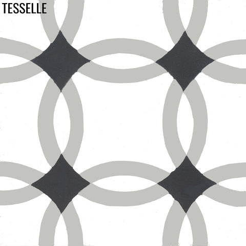 Manati Pearl 8" Square Cement Tile