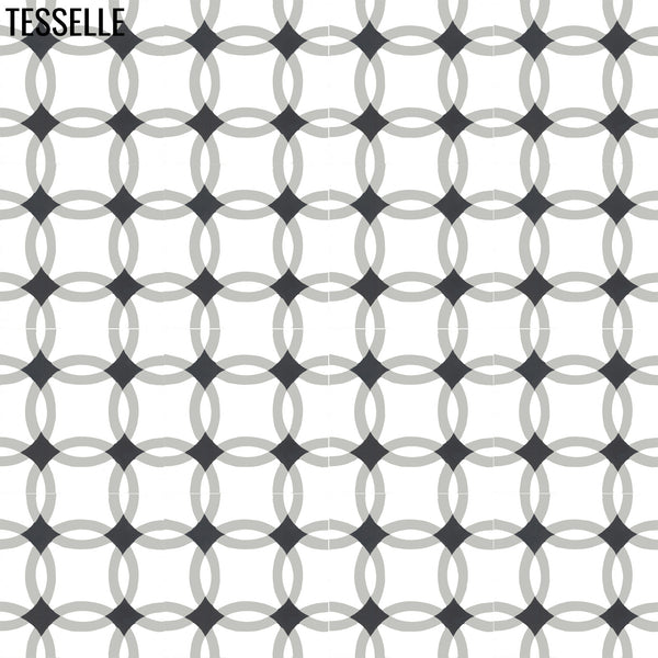 Manati Pearl 8" Square Cement Tile R