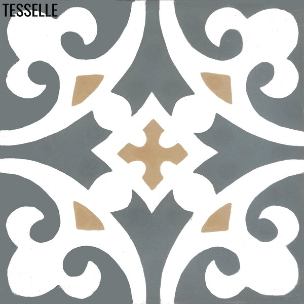 Matera Cloud 8" Square Cement Tile