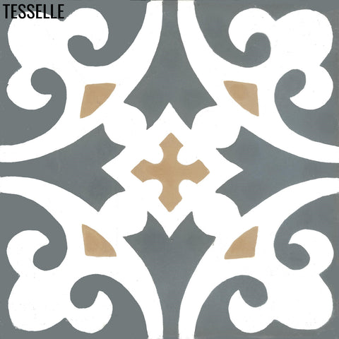 Matera Cloud 8" Square Cement Tile