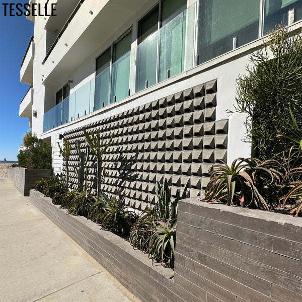 Pali Dimensional Grey 7.5" Cement Breeze Block