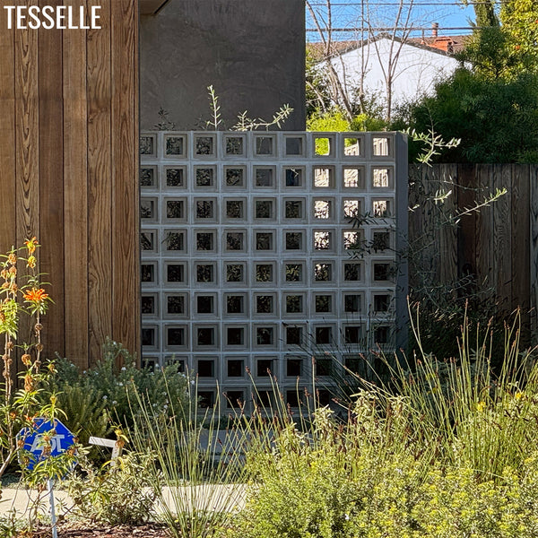 Quad Grey 7.5" Cement Breeze Block