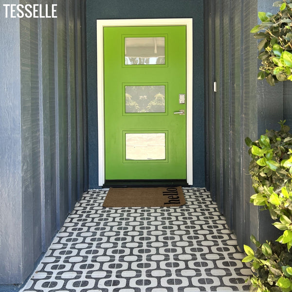 Ipanema Campos Cement Tiles in an entryway