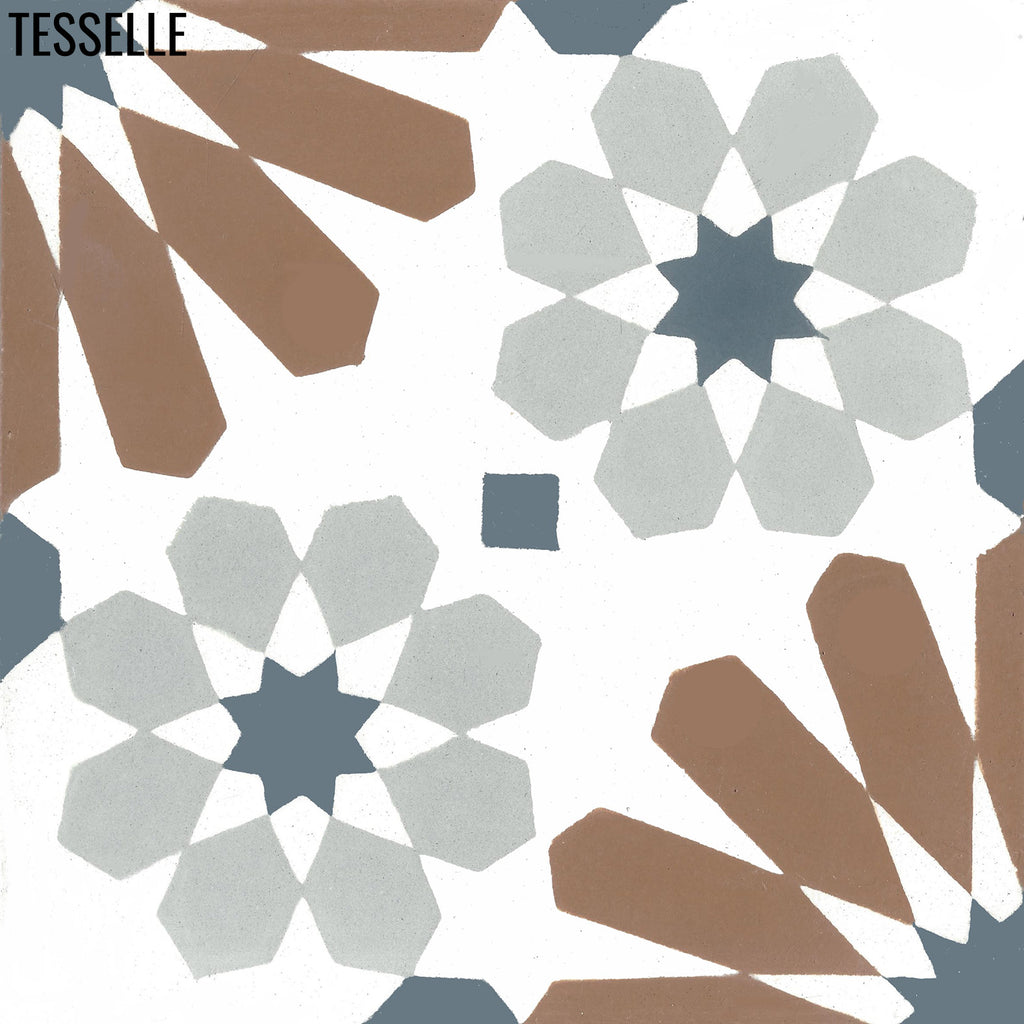 Selene Montilla 8" Square Cement Tile