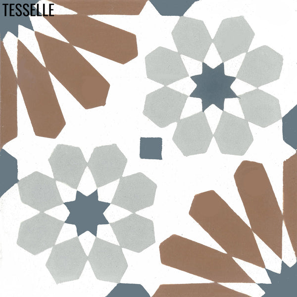 Selene Montilla 8" Square Cement Tile