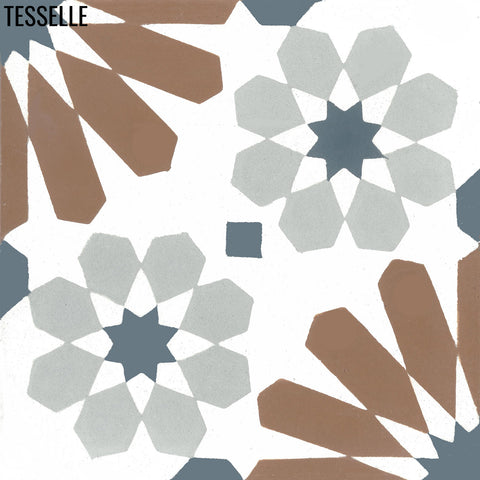 Selene Montilla 8" Square Cement Tile
