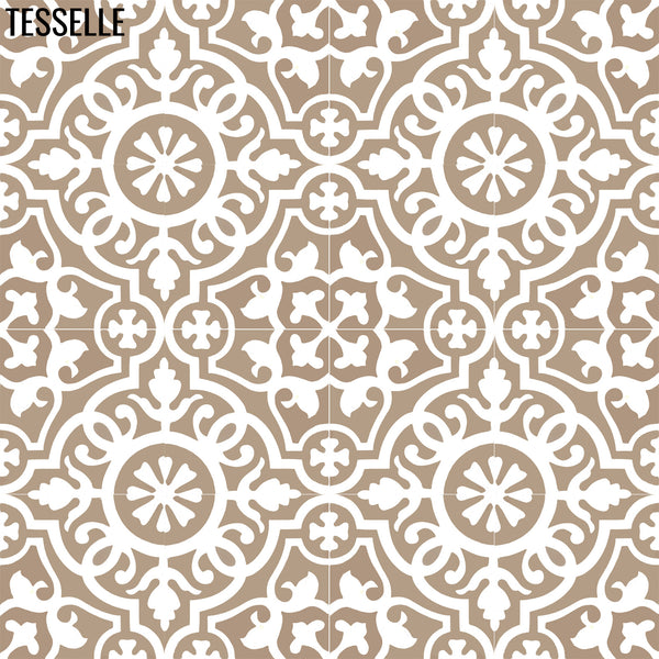 Sevilla Amber 8" Square Cement Tile R