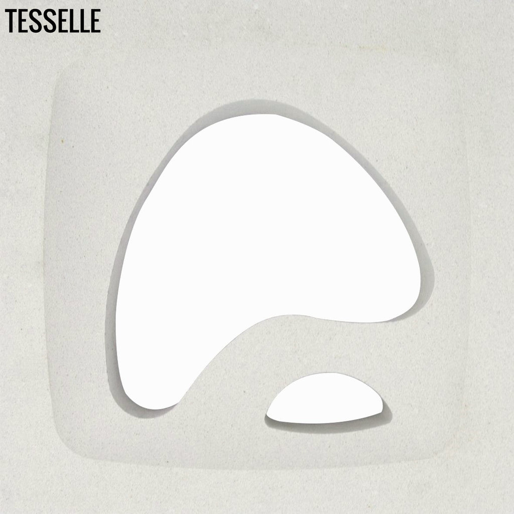 The Artist White 11.4" Cement Breeze Block by Shag