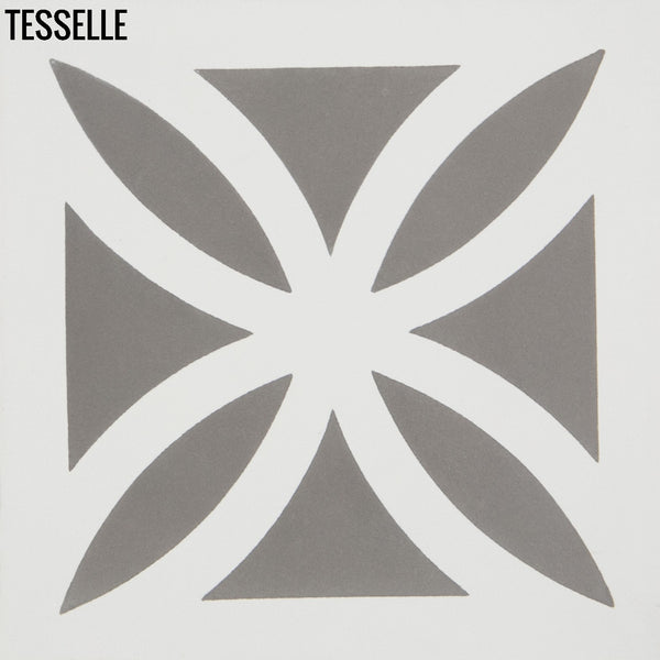 Zephyr Shamrock Slate 8" Square Cement Tile