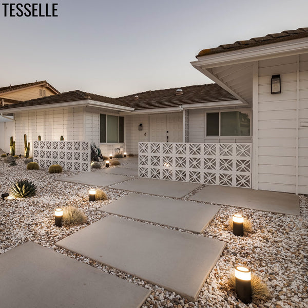 Shamrock White 11.4" Cement Breeze Block