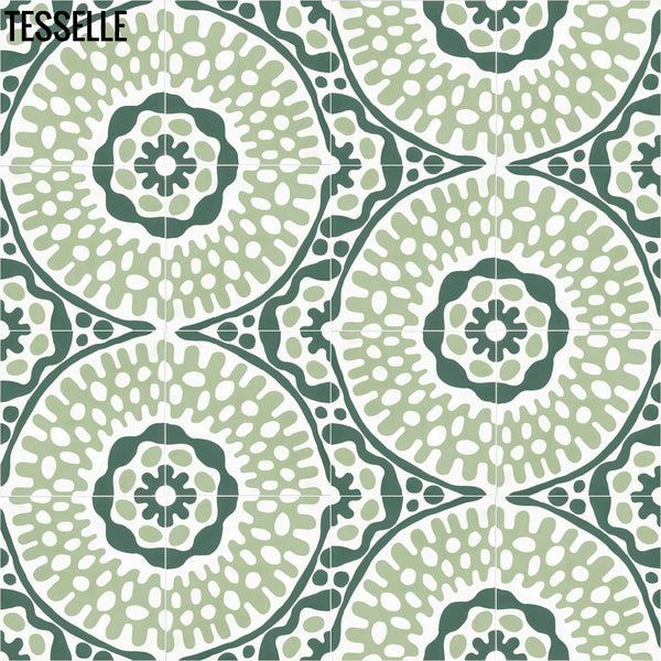 Sonora Cholla 8" Square Cement Tile