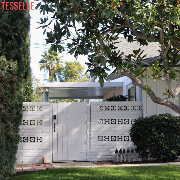 Starlight White 7.5" Cement Breeze Block