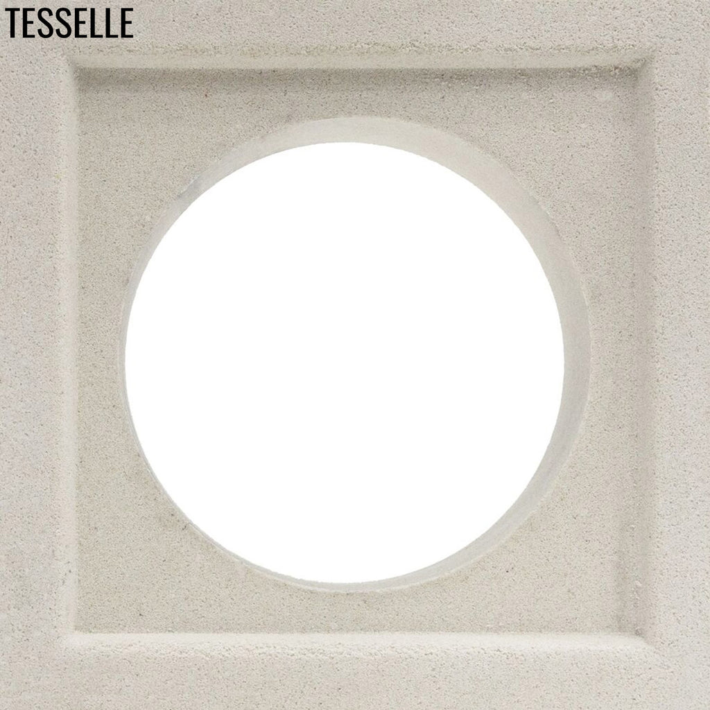 Stellar White 11.4" Cement Breeze Block