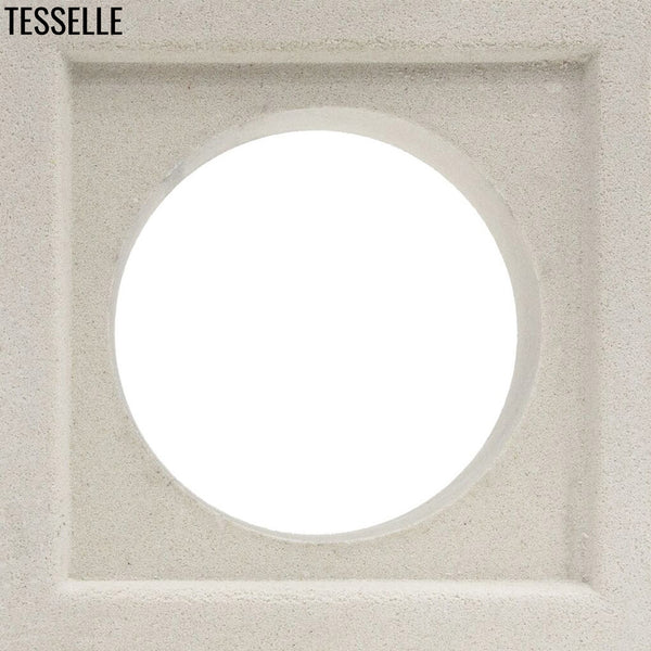 Stellar White 11.4" Cement Breeze Block