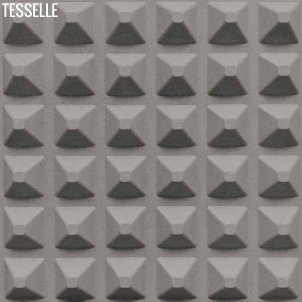 Tetra Synthi 8" Square Dimensional Cement Wall Tile