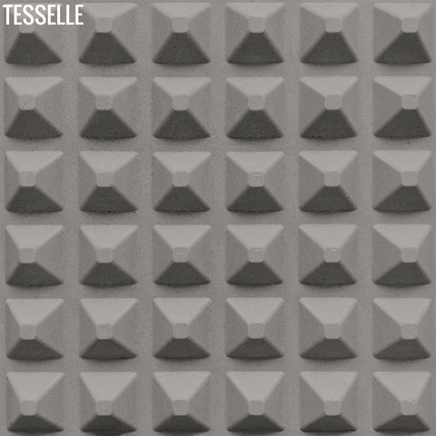 Tetra Synthi 8" Square Dimensional Cement Wall Tile