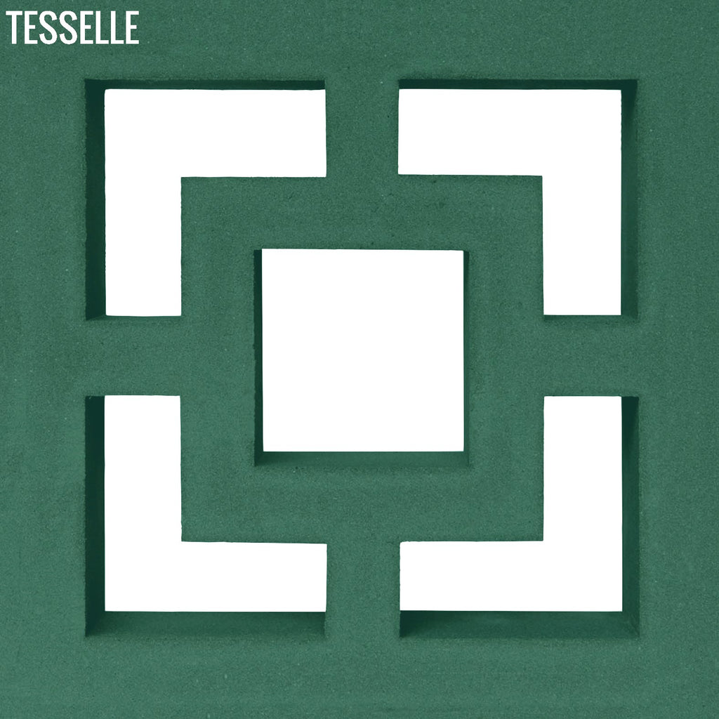 Town Square Jade 11.4" Cement Breeze Block