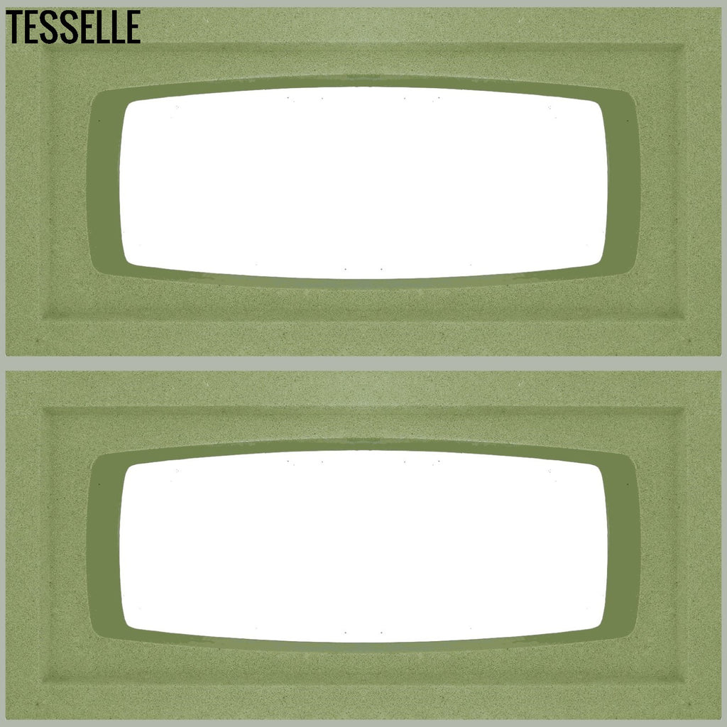 Lozenge Leaf 15.4" x 7.5"  Breeze Blocks by Shag