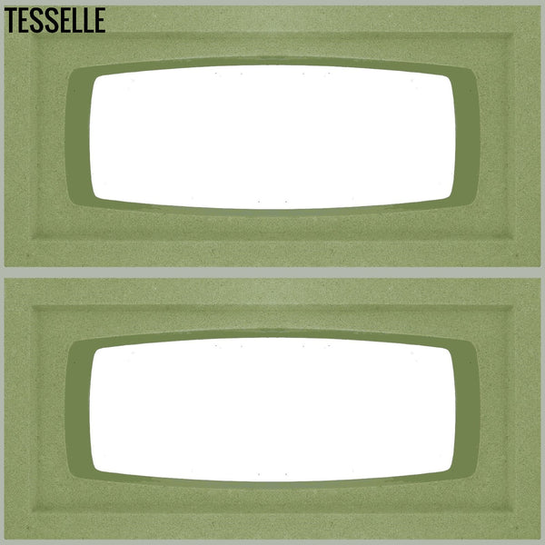 Lozenge Leaf 15.4" x 7.5"  Breeze Blocks by Shag